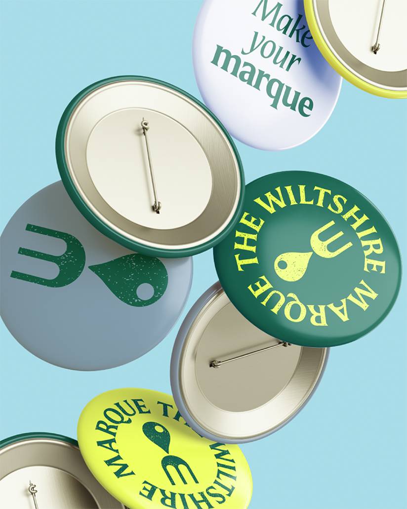 Badge design for the Wiltshire Marque by Mighty, brand agency