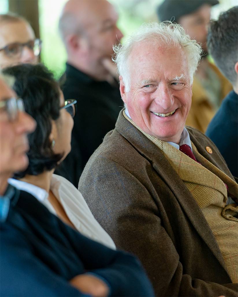 The Deputy Lord Lieutenant of Wiltshire at the launch of the Wiltshire Marque. Photographed by Mighty, brand agency