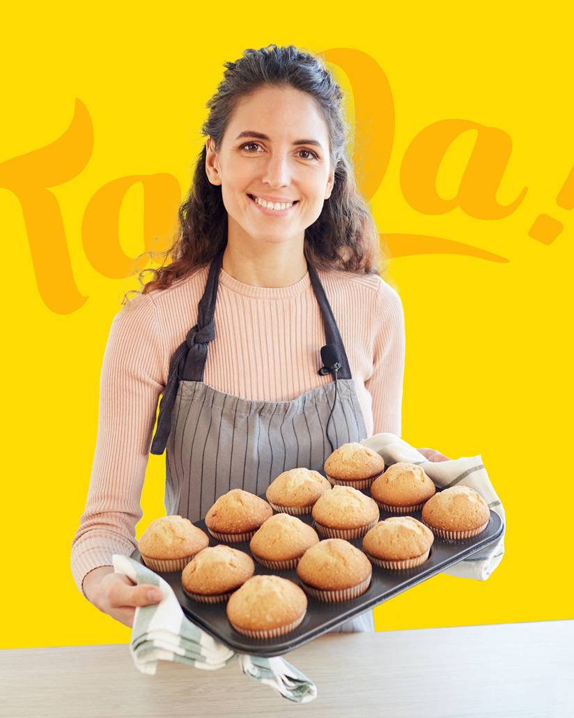 Ta-Da! advert designed by Mighty, brand agency