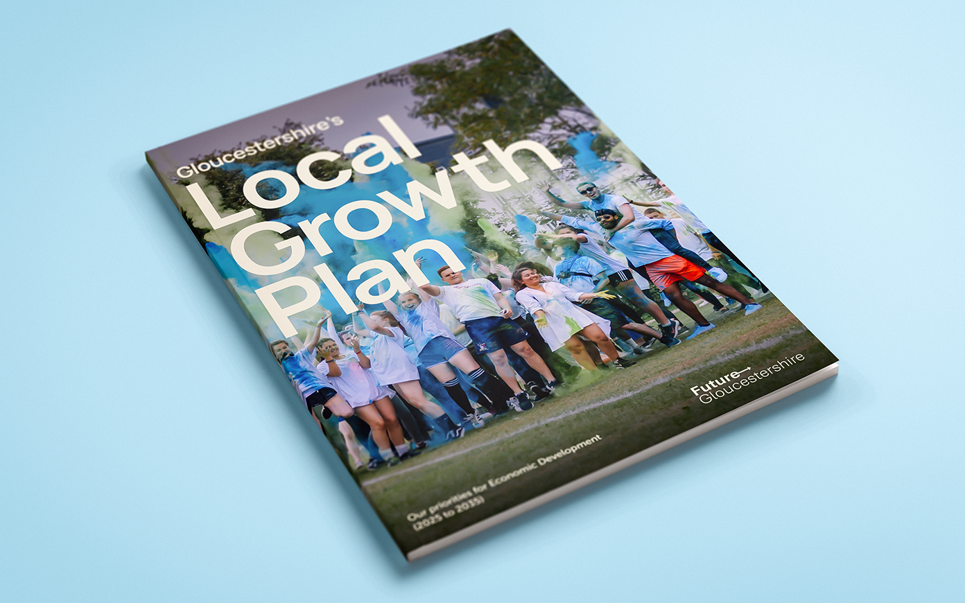 Gloucestershire's Local Growth Plan designed by Mighty, marketing agency Cheltenham